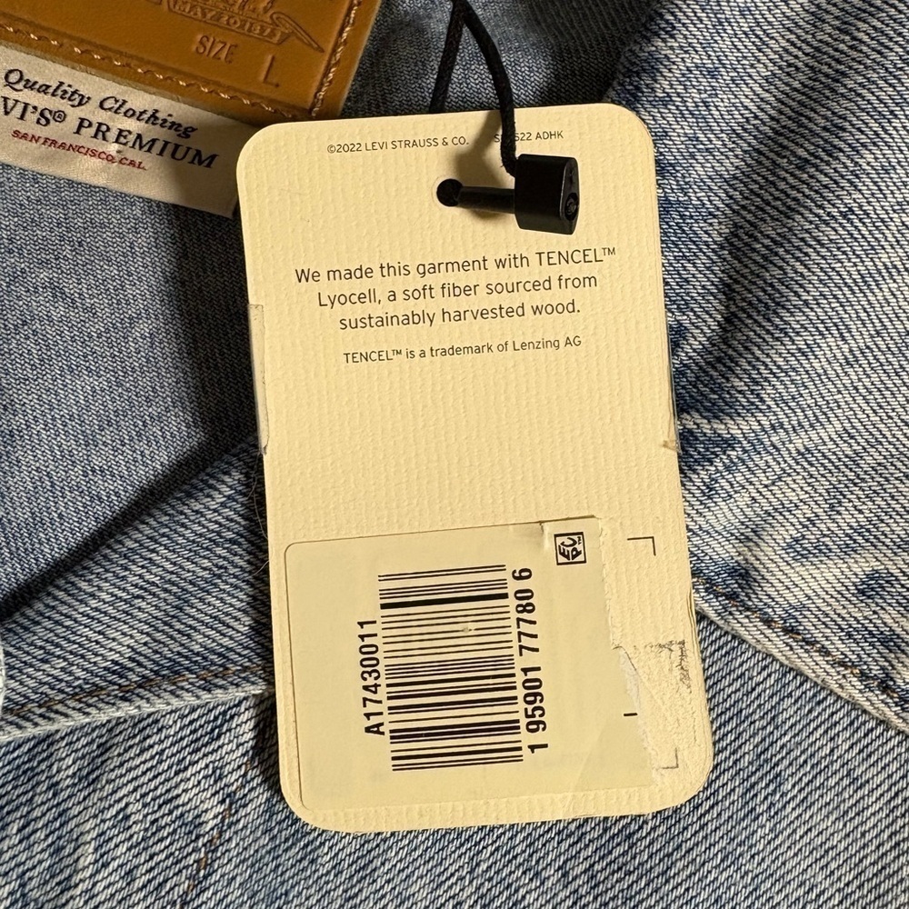 Levi’s 90s Style – Custom Eye Graphic Denim Jacket - Large - Picture 12 of 13
